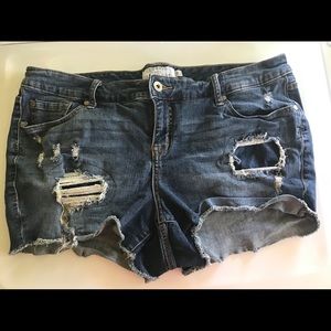 Torrid Distressed Demin Shorts